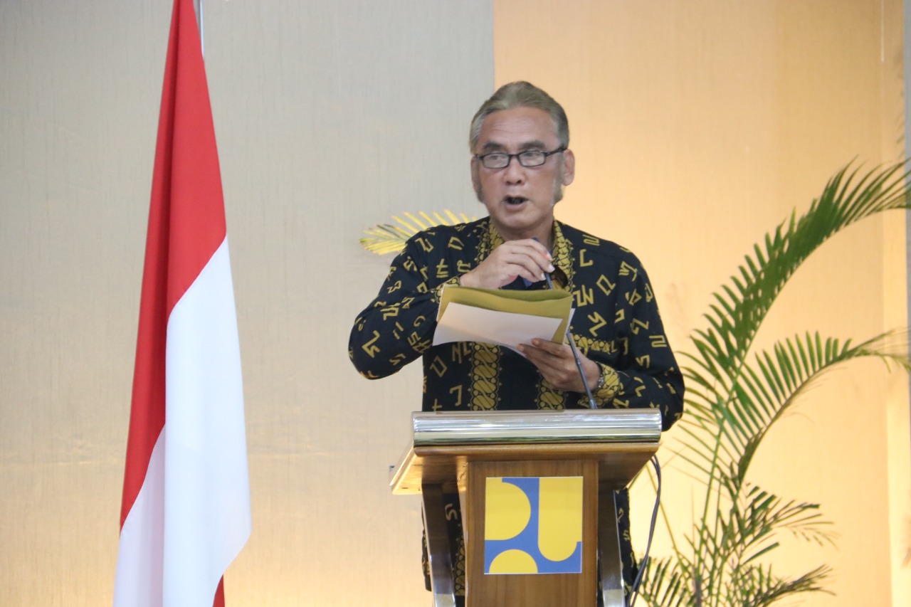 Sambutan pembuka Kepala Dinas Pekerjaan Umum Dan Tata Ruang Kabupaten Sumedang Deni Rifdriana