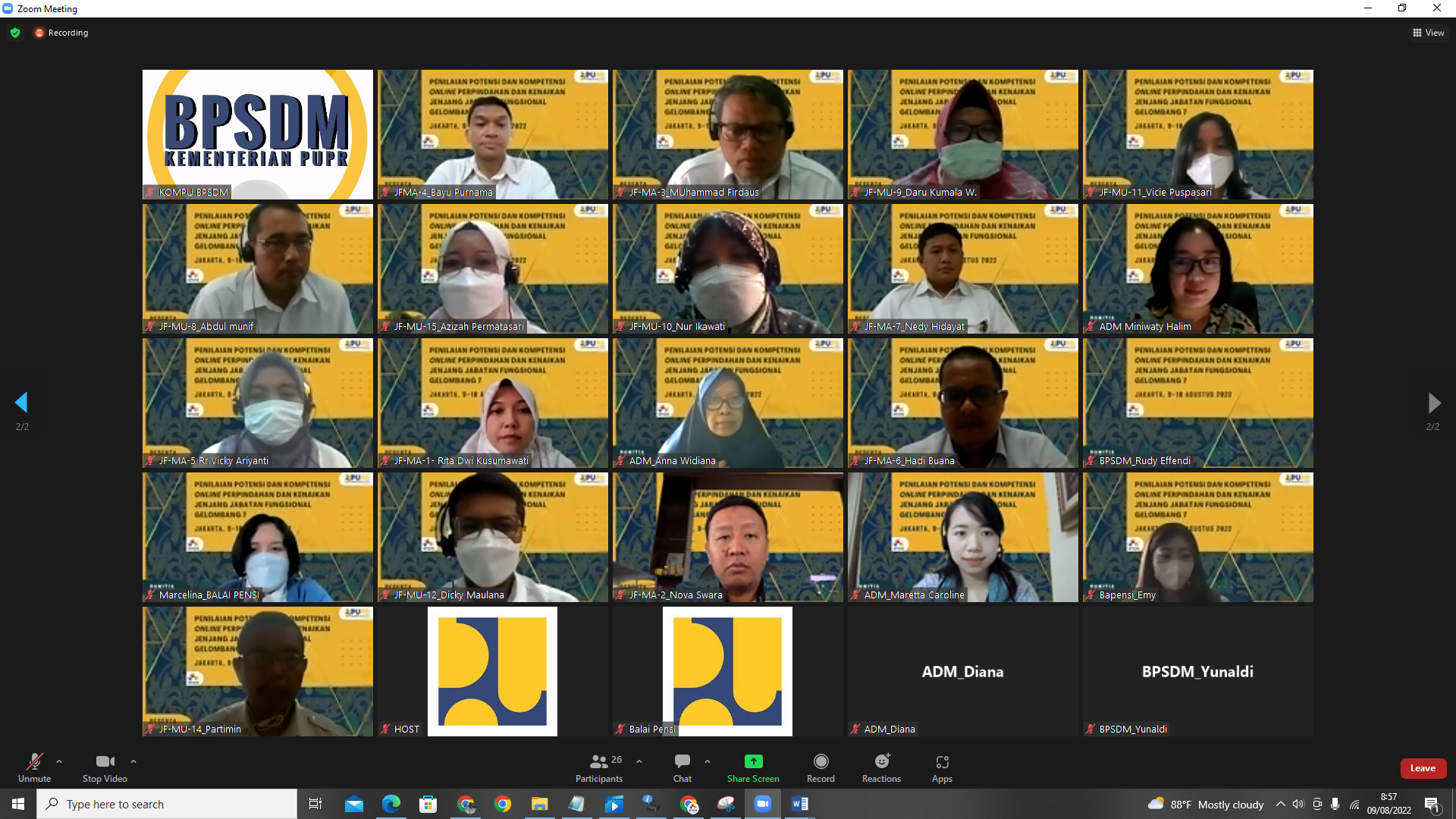 Peserta pelatihan