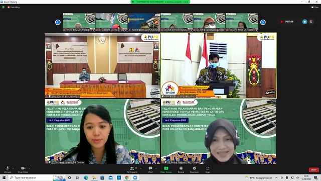 Penutupan Pelatihan Pelaksanaan dan Pengawasan Konstruksi Tempat Pemrosesan Akhir dan Instalasi Pengolahan Lumpur Tinja (TPA dan IPLT)