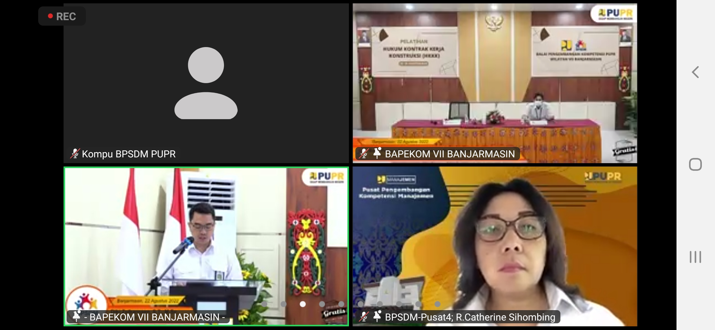 Pembukaan Pelatihan Hukum Kontrak Kerja Konstruksi (HKKK) 