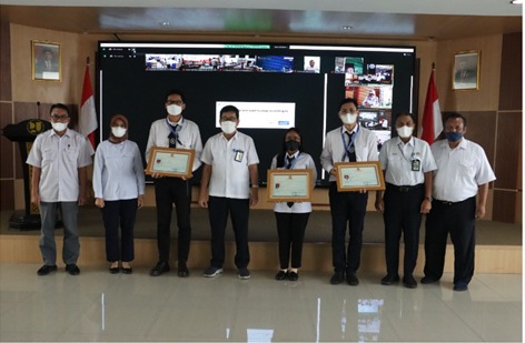 Peserta peringkat terbaik di Bapekom Jakarta
