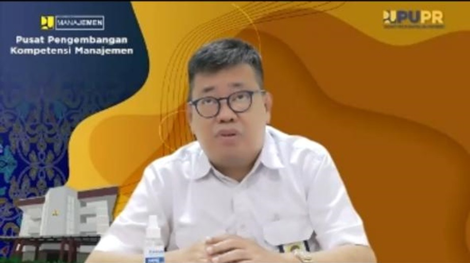 Kepala Pusbangkom Manajemen Moeh. Adam membuka Pelatihan Manajemen Pengembangan Sumber Daya Manusia (MPSDM) 