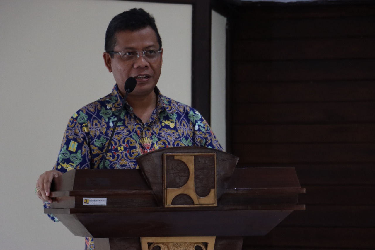 Sambutan pembuka Sekretaris Badan Pengembangan Sumber Daya Manusia Ahmad Subki
