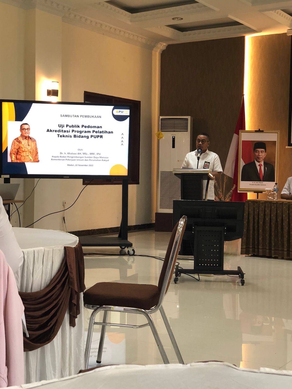 Kepala Badan BPSDM membuka Uji Publik Pedoman Akreditasi Program Pelatihan Teknis Bidang PUPR