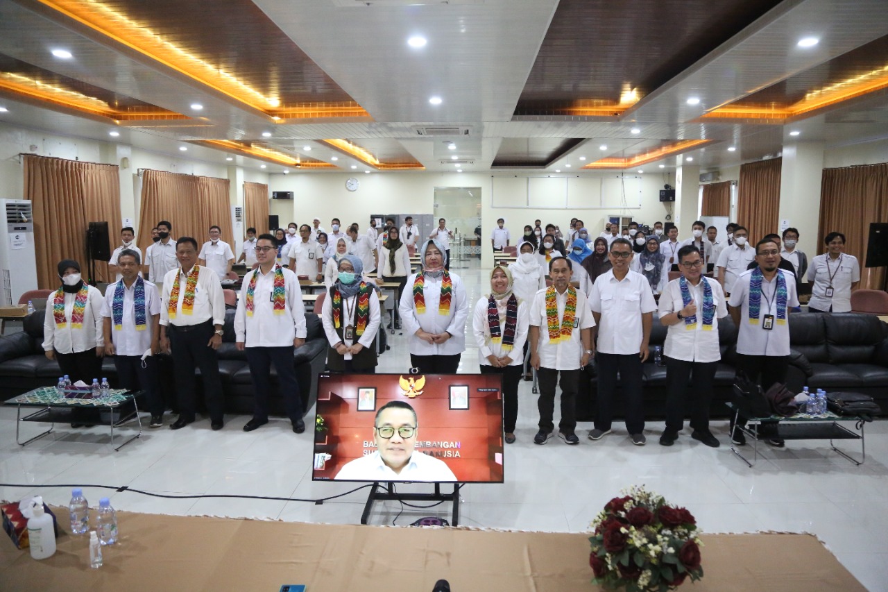 Foto bersama dan sambutan Kepala BPSDM Khawi AH