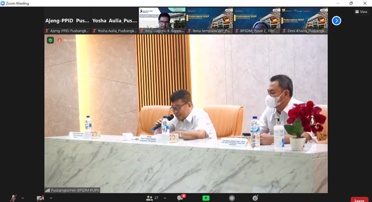 Sambutan Pembuka Kepala Pusbangkom Manajemen Moeh. Adam