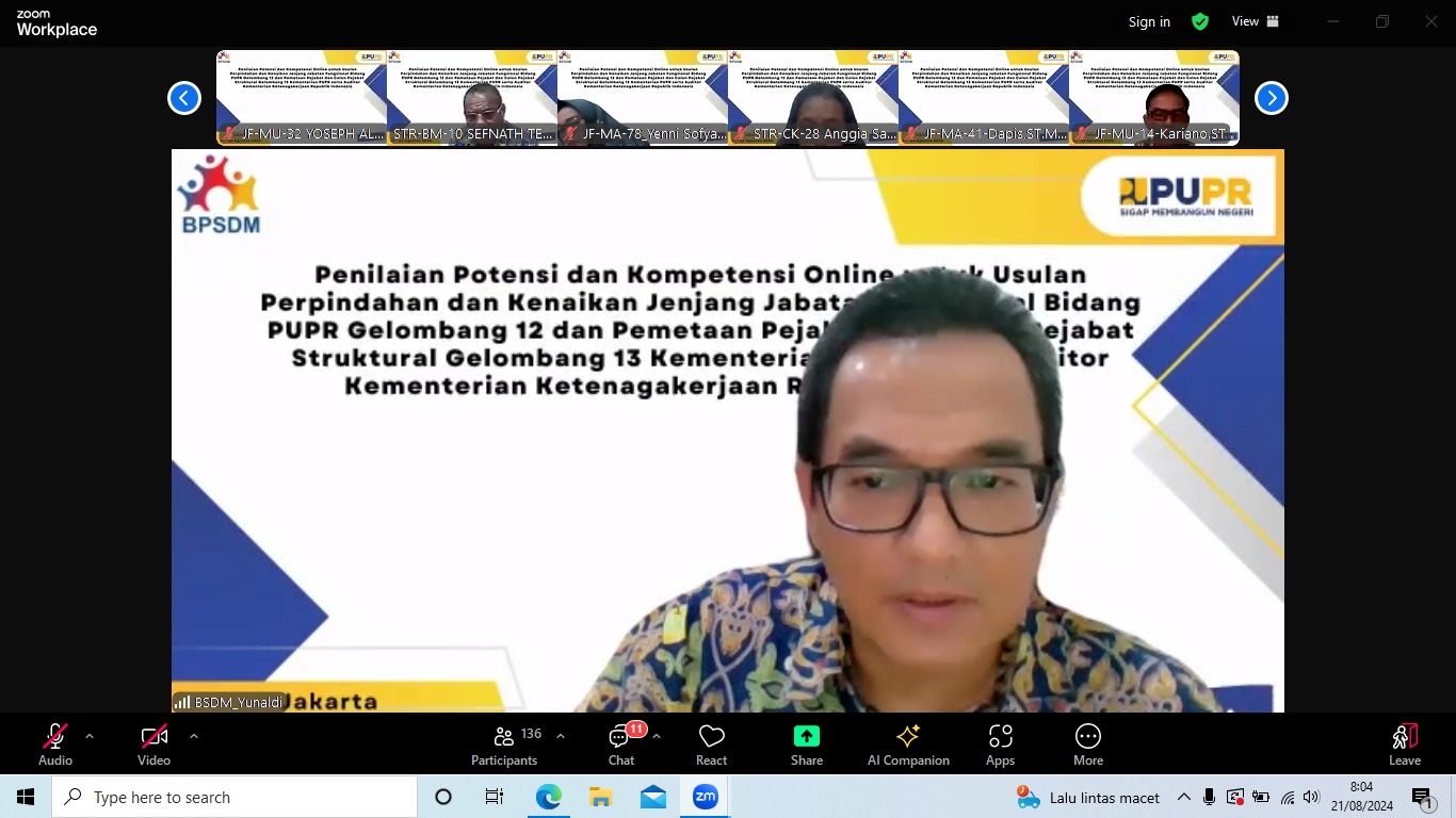 Penilaian Potensi dan Kompetensi Online Pemetaan Pejabat & Calon Pejabat Struktural Gelombang 13