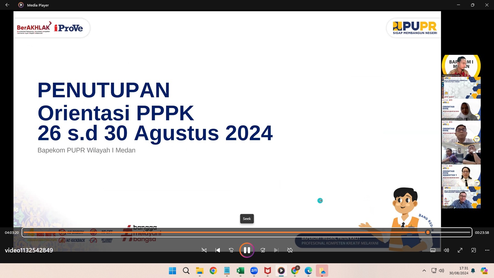 Penutupan Orientasi P3K Batch I Angkatan I 