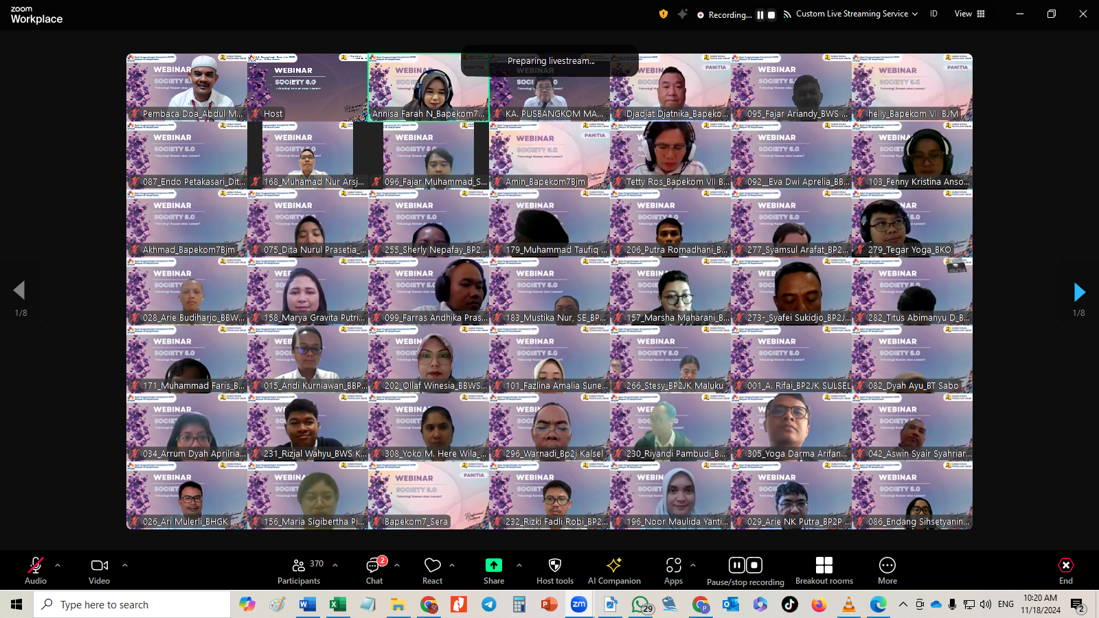 Webinar Society 5.0 (Teknologi Kawan atau Lawan)