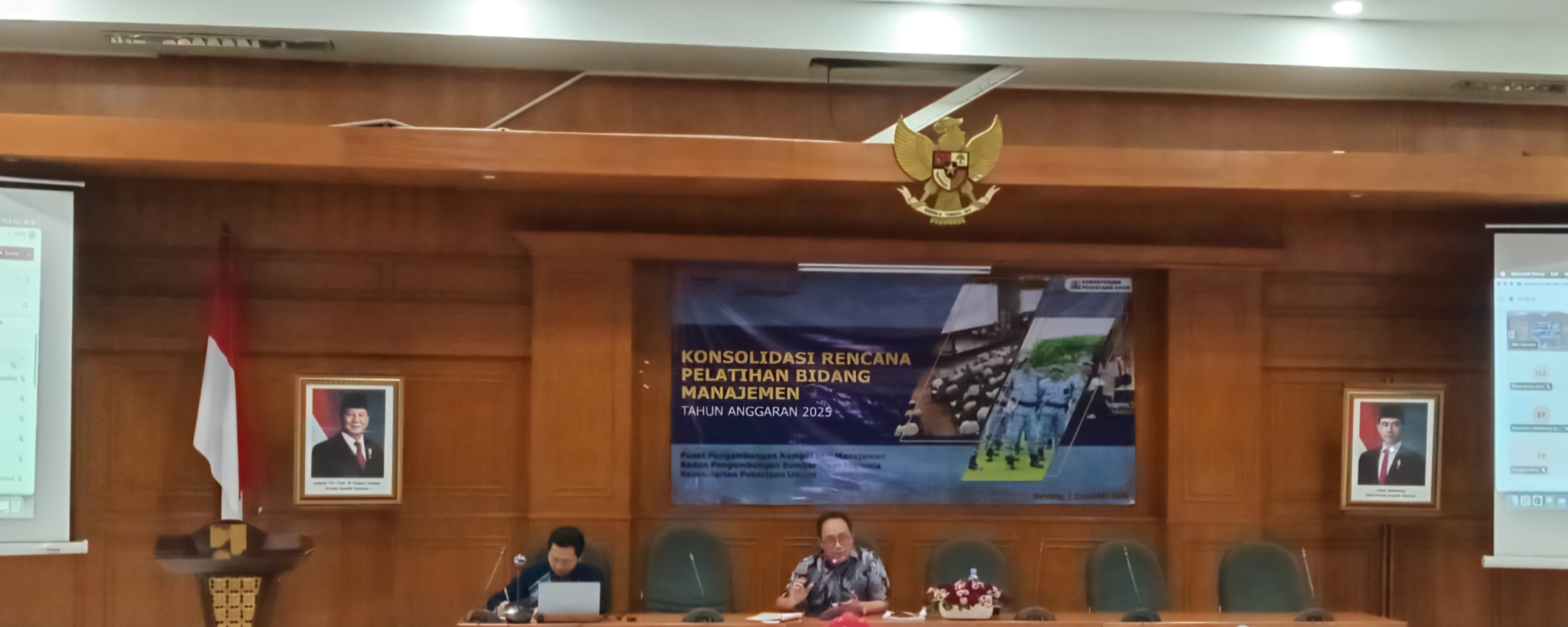 Konsolidasi Rencana Pelatihan Bidang Manajemen Tahun 2025