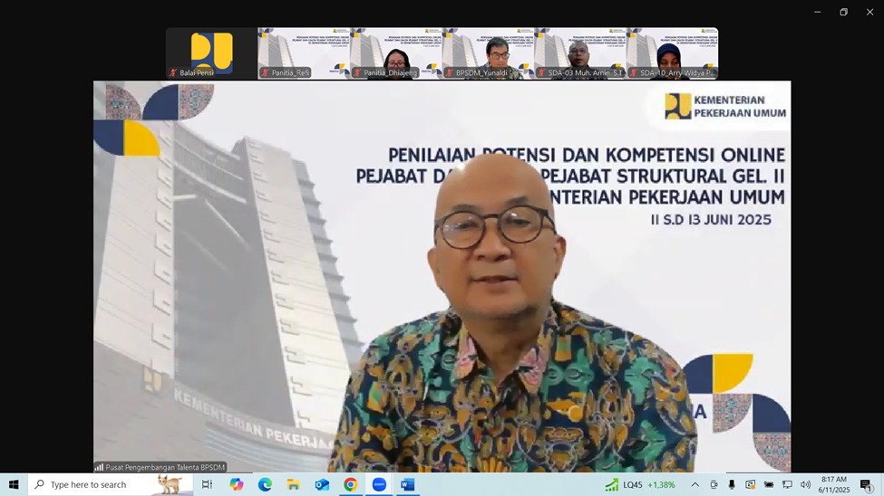 Sambutan Kepala Pusat Pengelolaan Talenta