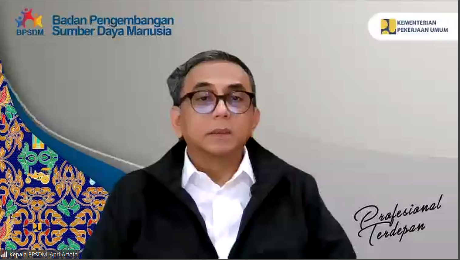 Sambutan Kepala Badan Pengembangan Sumber Daya Manusia