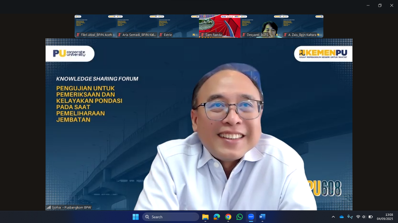 Sambutan Kepala Pusbangkom BPW
