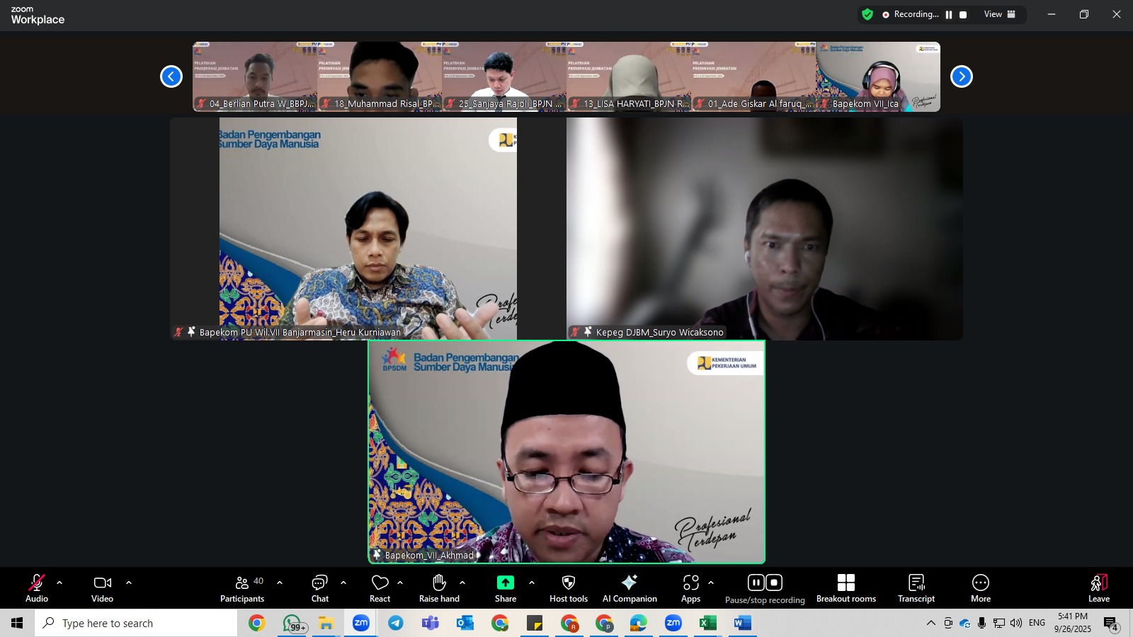 Pelatihan Preservasi Jembatan