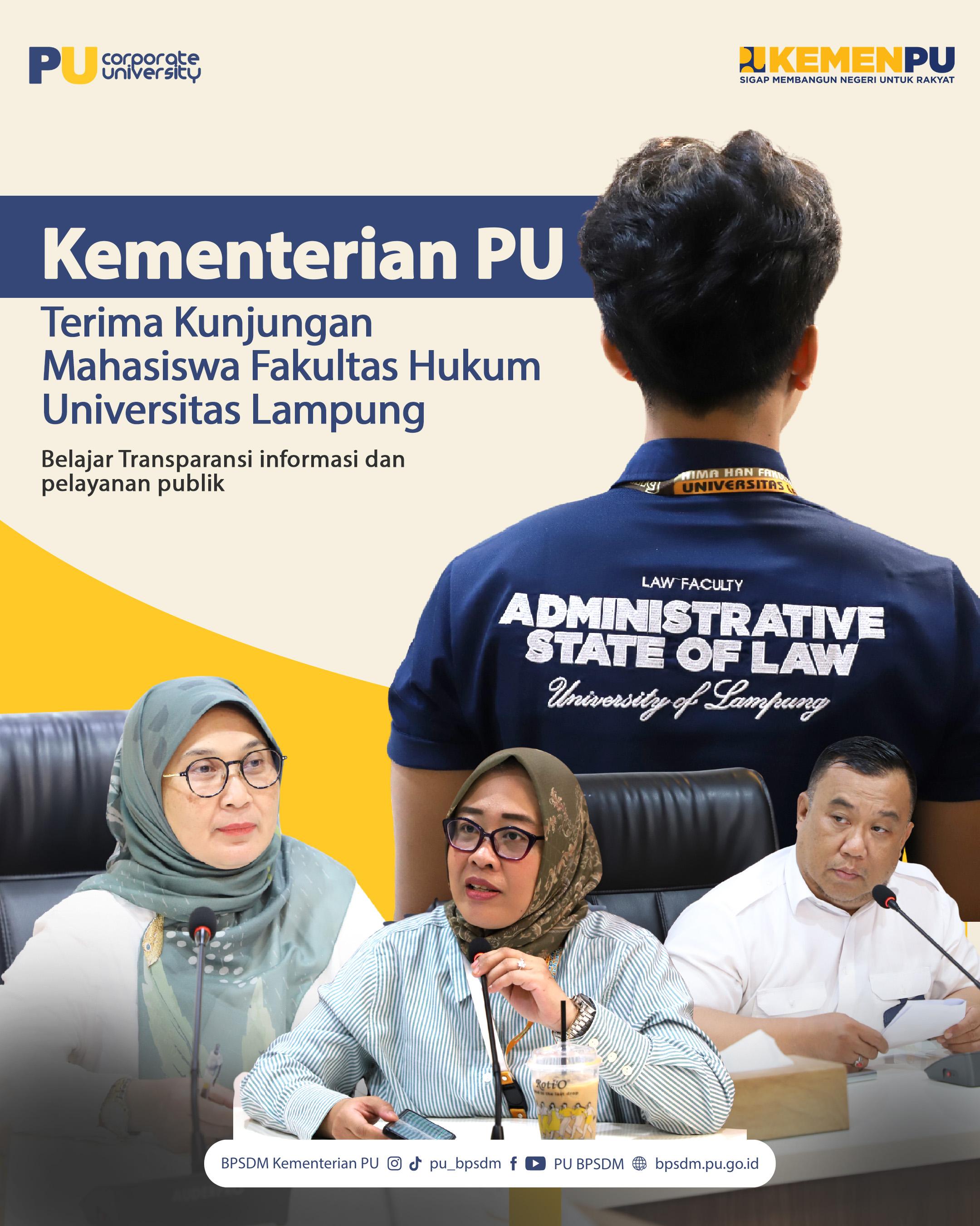 Kunjungan Kuliah Kerja Lapangan Fakultas Hukum Universitas Lampung